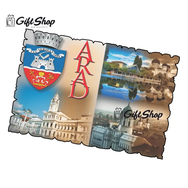 Arad, romania, magnet frigider  mgs006v